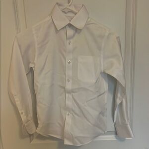 Classic White Kids Dress Shirt